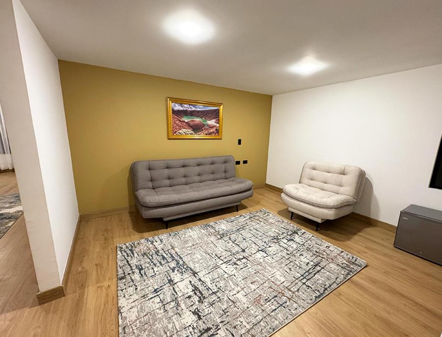 Posezení v ubytování Entrenevados Hotel