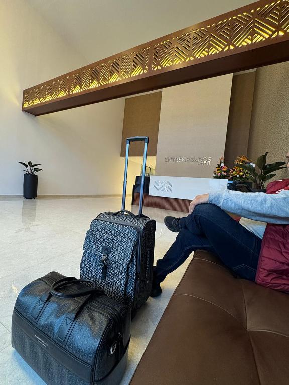 Posezení v ubytování Entrenevados Hotel