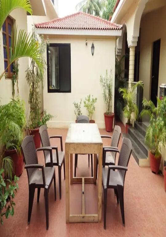 Patio nebo venkovní prostory v ubytování Vagator House, Vagator