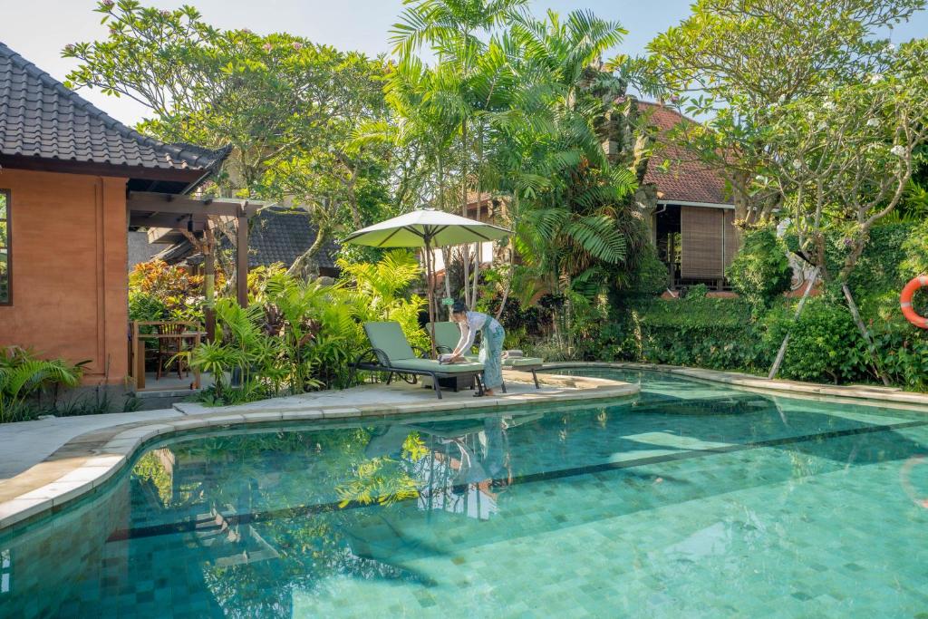 Bassein majutusasutuses Mumbul Ubud või selle lähedal