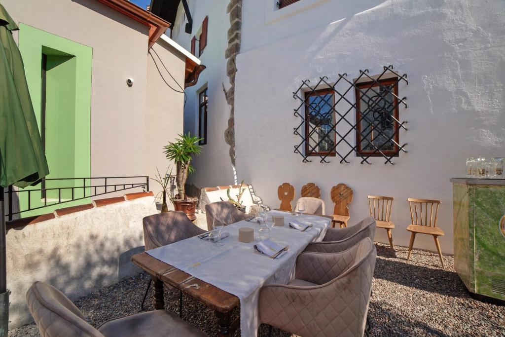 Posezení v ubytování Boutique Hotel Santer Klause