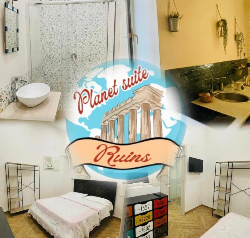 Katil atau katil-katil dalam bilik di Planet Suite Ruins
