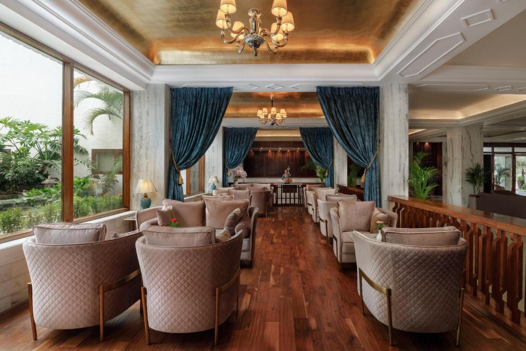 Posezení v ubytování Hotel Himalaya