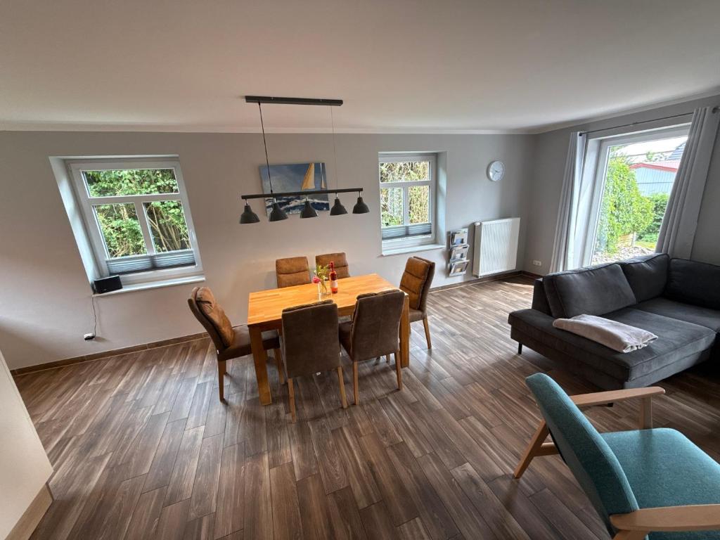 Posezení v ubytování "Bauernhof-Claussen", Haus Möwe