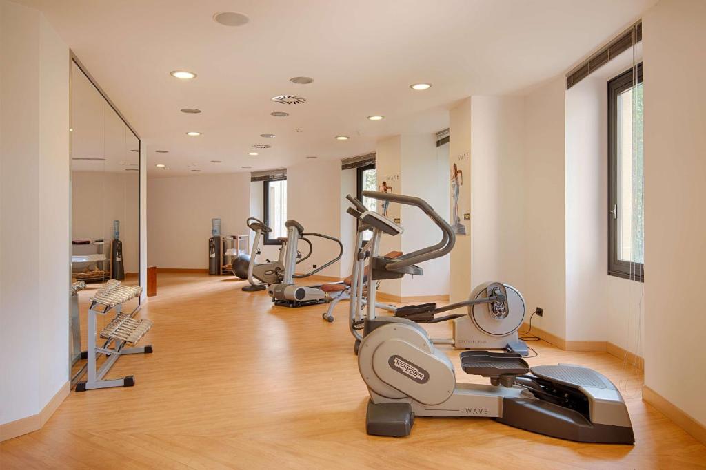 Fitness centrum a/nebo fitness zařízení v ubytování NH Siena
