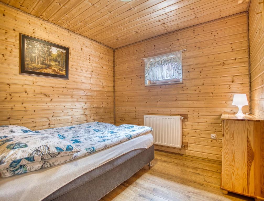 Posteľ alebo postele v izbe v ubytovaní Kiczurka Bieszczady