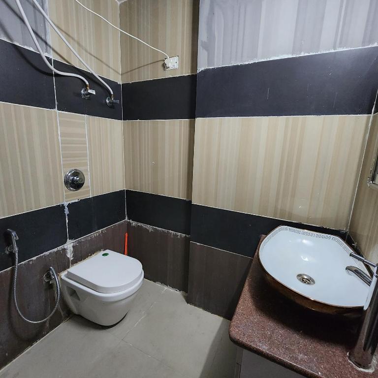 Koupelna v ubytování HOTEL ROYAL AFGHAN