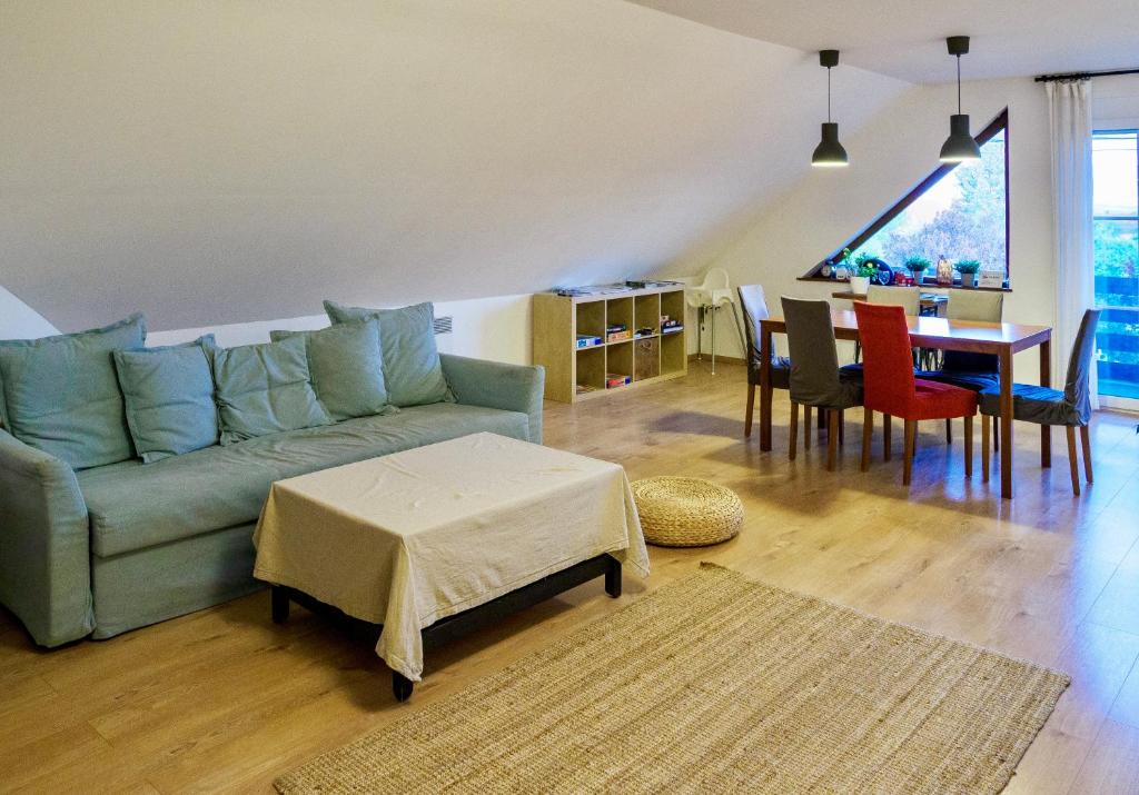 Posezení v ubytování Karádi apartman