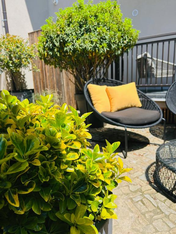 Posezení v ubytování BICE apartments & Wellness