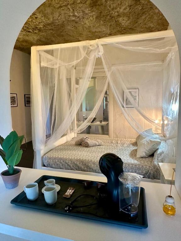 Cama o camas de una habitación en Avalon in Setenil