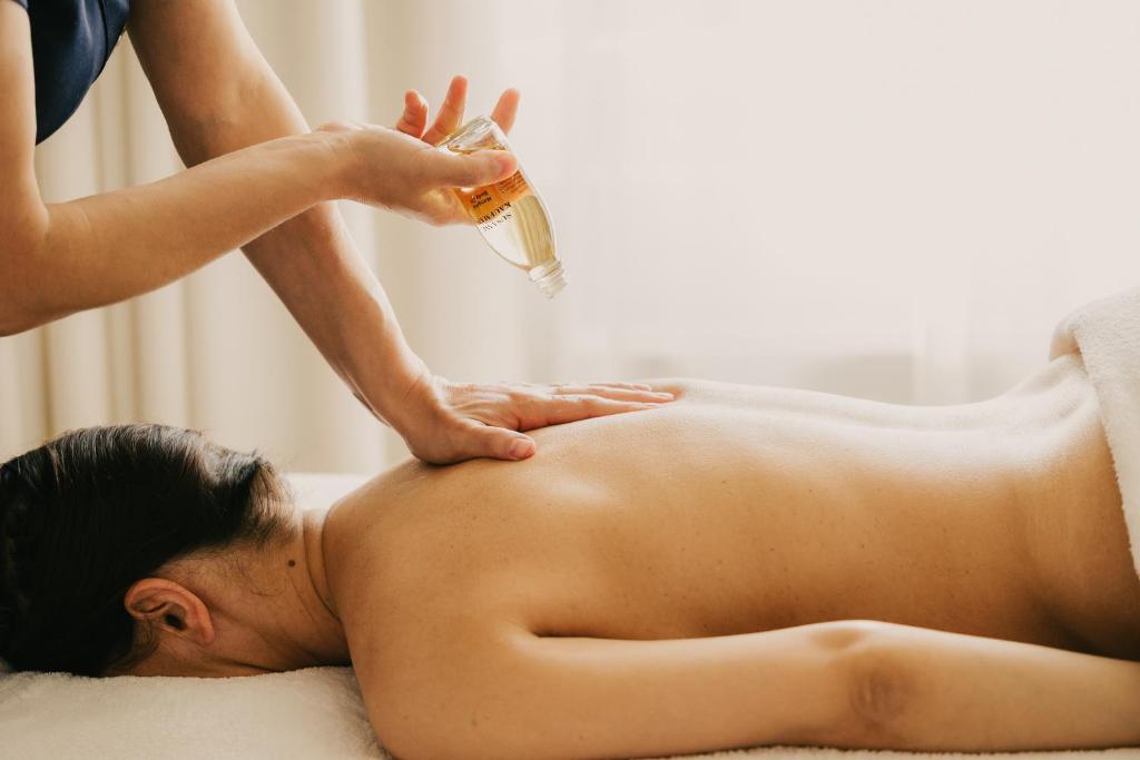 Lázně a/nebo wellness v ubytování Grand Hotel Belvedere, a Beaumier Hotel