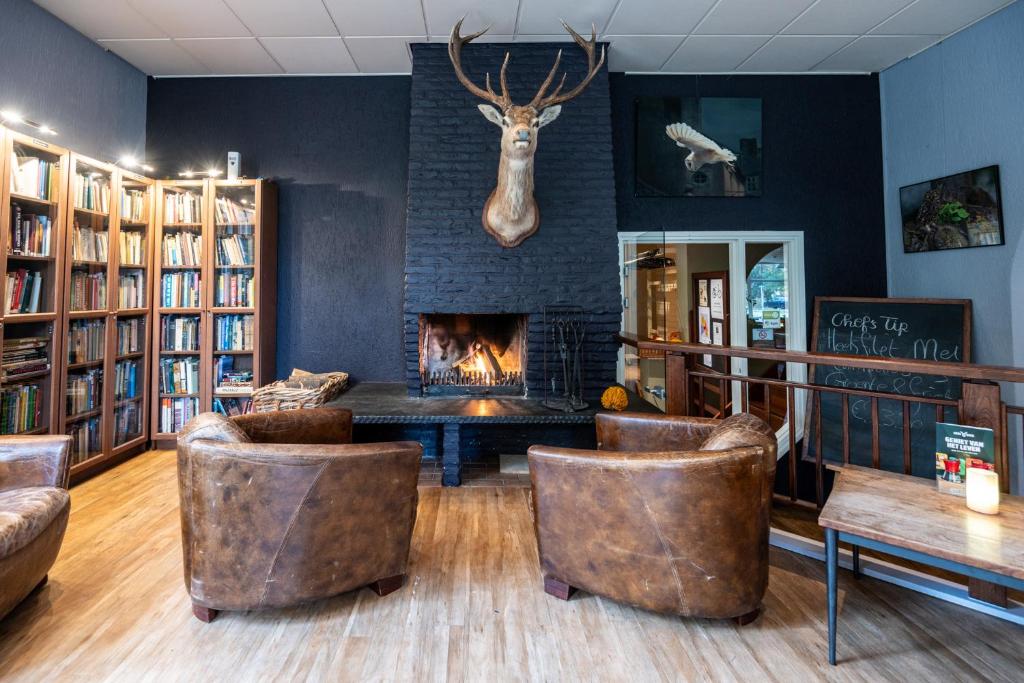Posezení v ubytování Veluwe Hotel Stakenberg