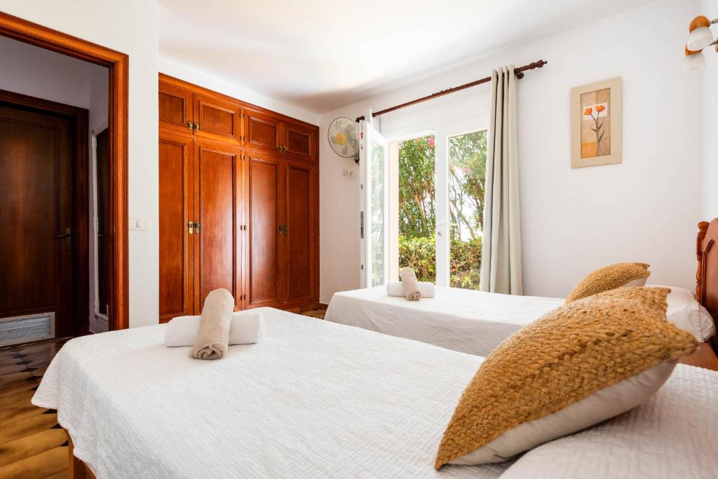 Postel nebo postele na pokoji v ubytování Villa Castellet