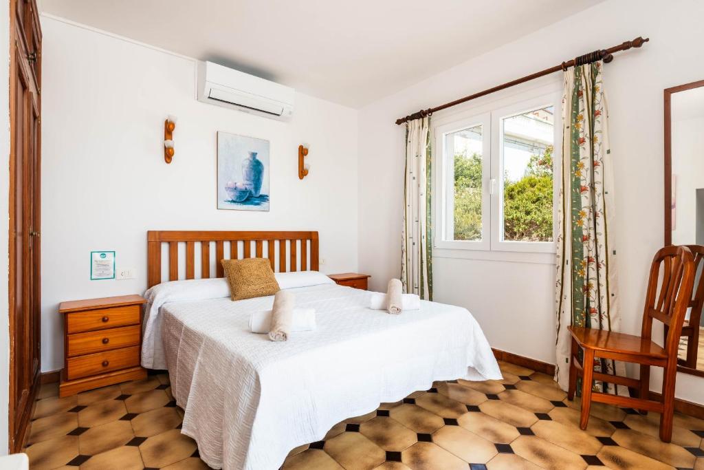Postel nebo postele na pokoji v ubytování Villa Castellet