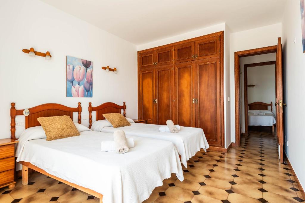 Postel nebo postele na pokoji v ubytování Villa Castellet