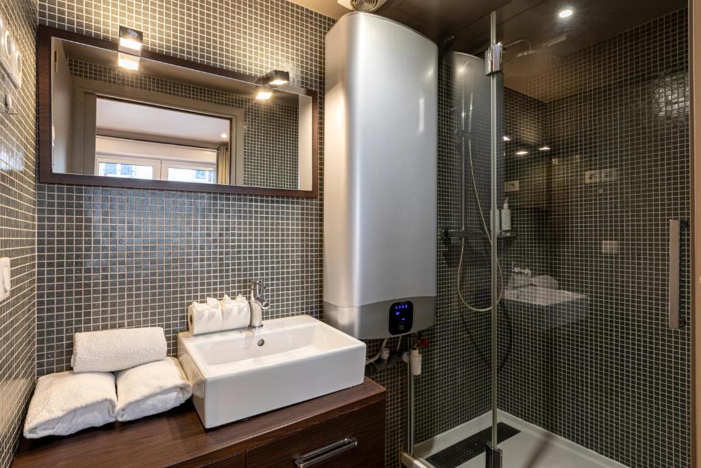 Kúpeľňa v ubytovaní Les Appartements Cardinet