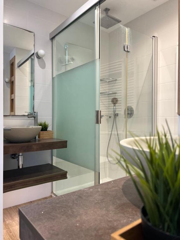 Kúpeľňa v ubytovaní Apartamento Deluxe Torremar