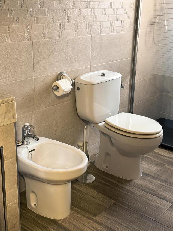 Koupelna v ubytování La casita de lola