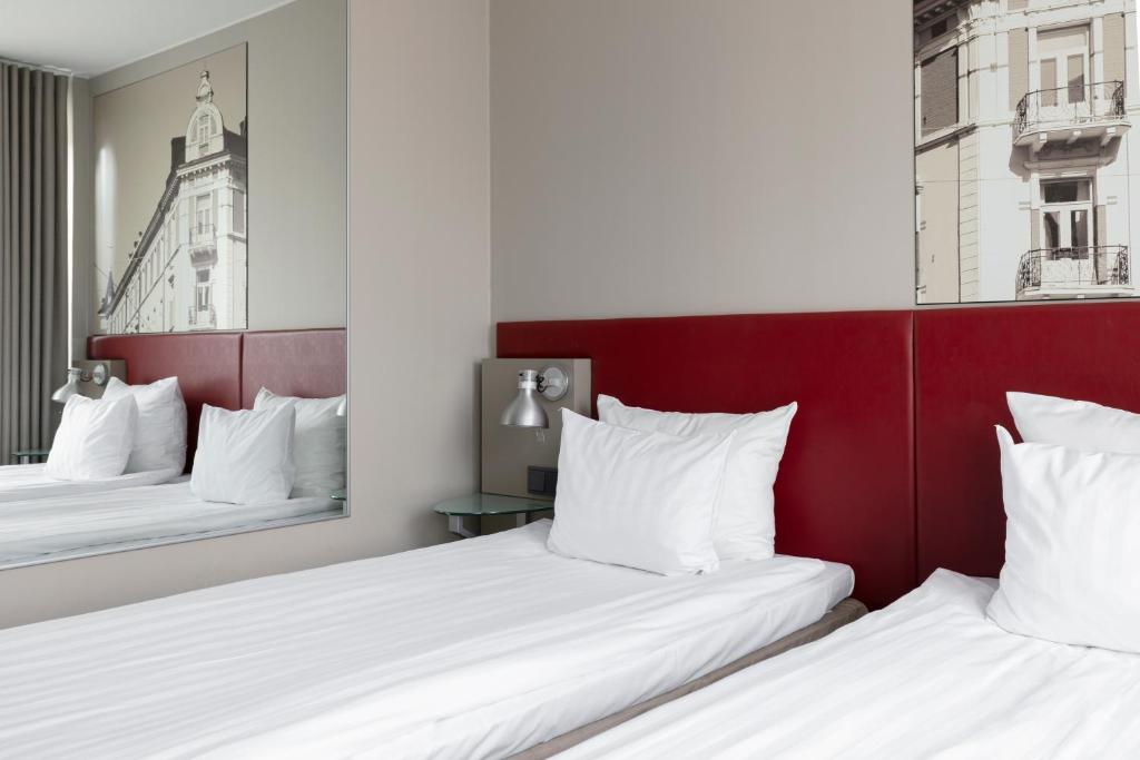 Postel nebo postele na pokoji v ubytování Original Sokos Hotel Albert