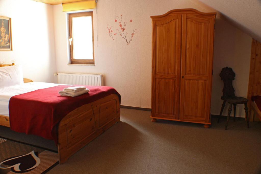 Postel nebo postele na pokoji v ubytování Sternhaus-Harz