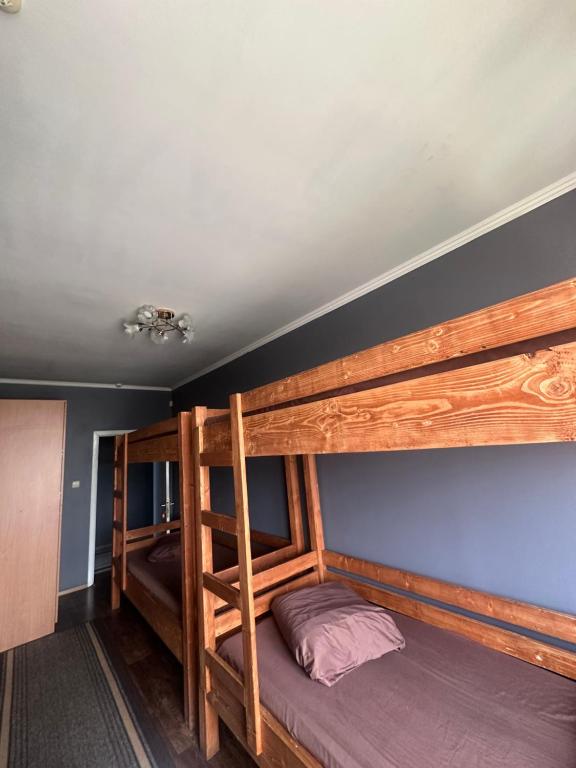 Postel nebo postele na pokoji v ubytování Welcome 24 Mukachevo