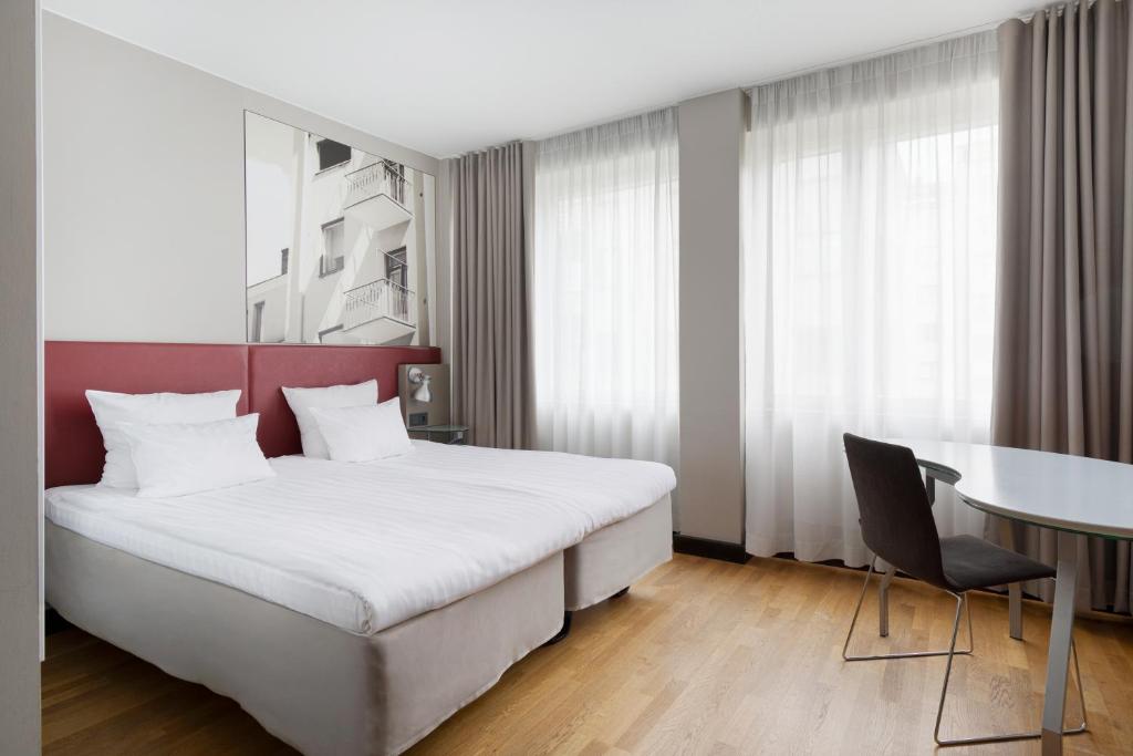 Postel nebo postele na pokoji v ubytování Original Sokos Hotel Albert