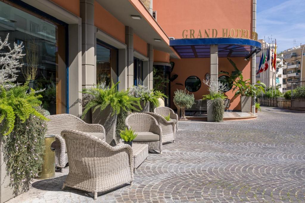 Posezení v ubytování Grand Hotel Tiberio