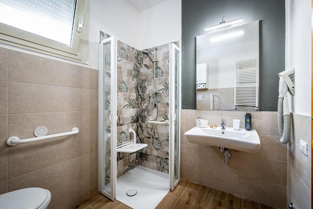 Koupelna v ubytování Mareblù - Tuscany Green Aparthotel