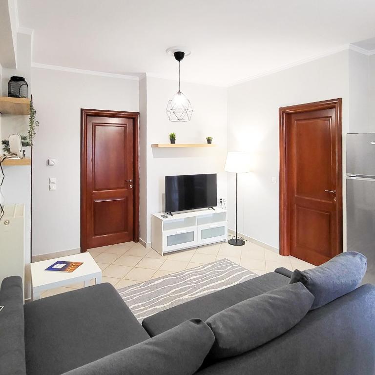 Televisyen dan/atau pusat hiburan di Martaki House - Corfu Town