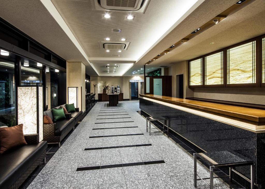 Fitness centrum a/nebo fitness zařízení v ubytování Fukui Manten Hotel Ekimae