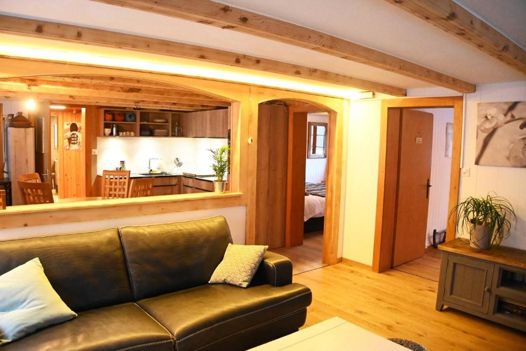 Posezení v ubytování Le Chalet de l'Atelier - Le Nord