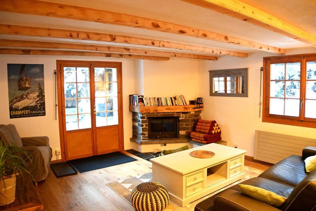 Posezení v ubytování Le Chalet de l'Atelier - Le Nord