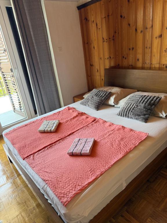Katil atau katil-katil dalam bilik di Apartmani Jelena