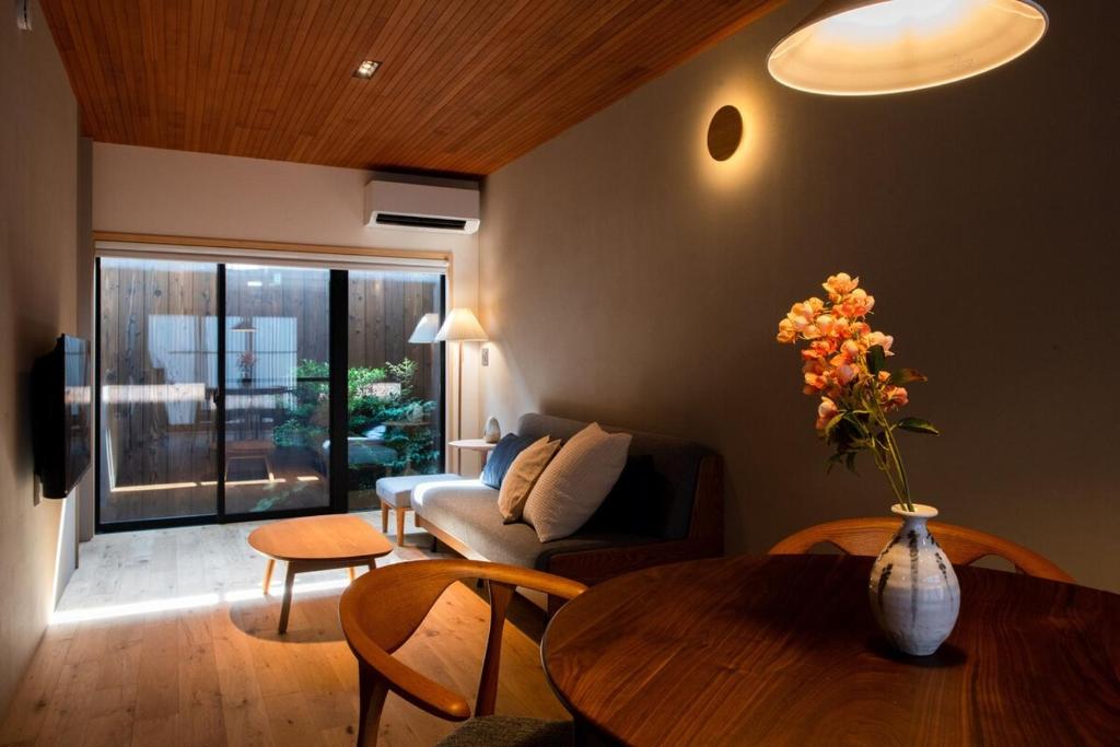 Posezení v ubytování KACHŌ Serenity