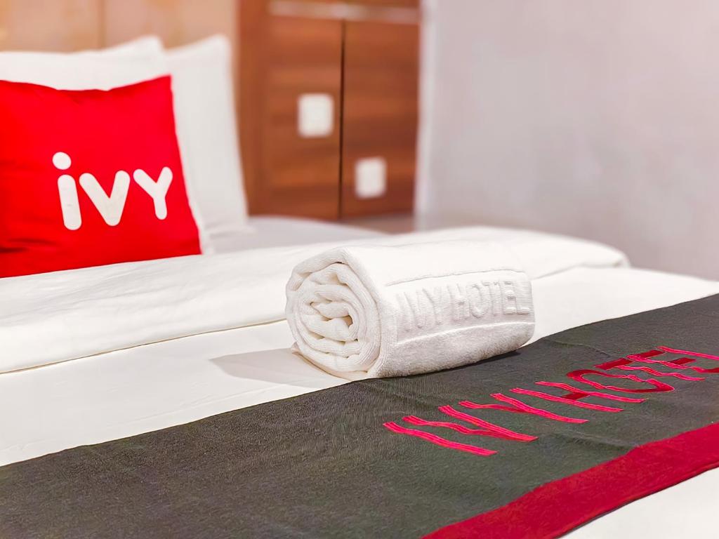 Postelja oz. postelje v sobi nastanitve Ivy Hotel Awolowo