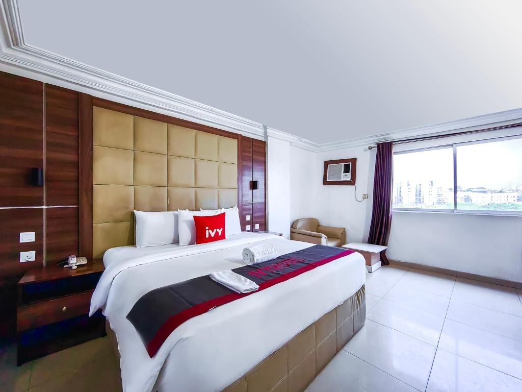 Postelja oz. postelje v sobi nastanitve Ivy Hotel Awolowo