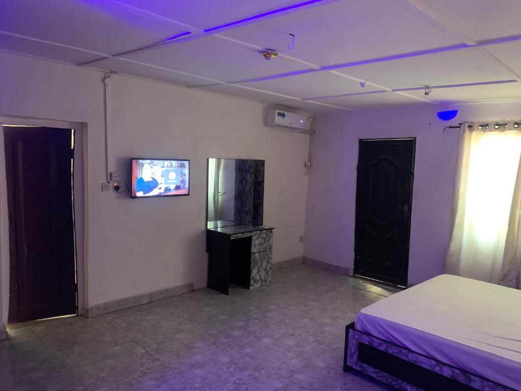 TV a/nebo společenská místnost v ubytování Proff's Place