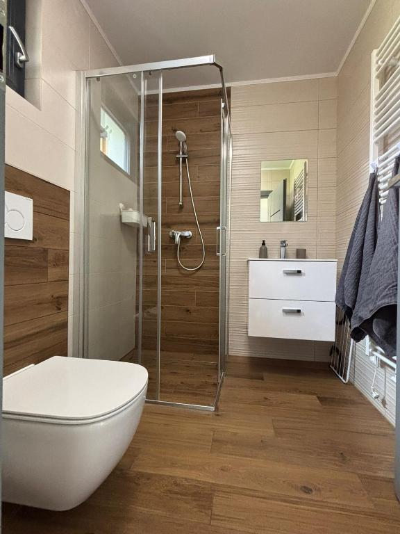 Koupelna v ubytování Apartmán Matylda
