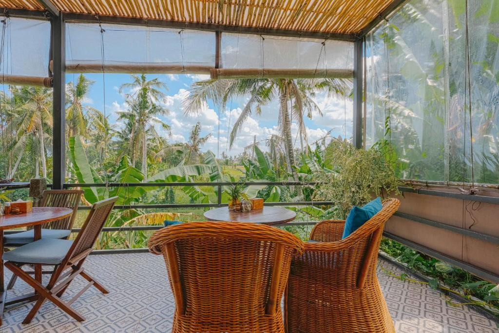 Balkón nebo terasa v ubytování Coco Verde Bali Resort
