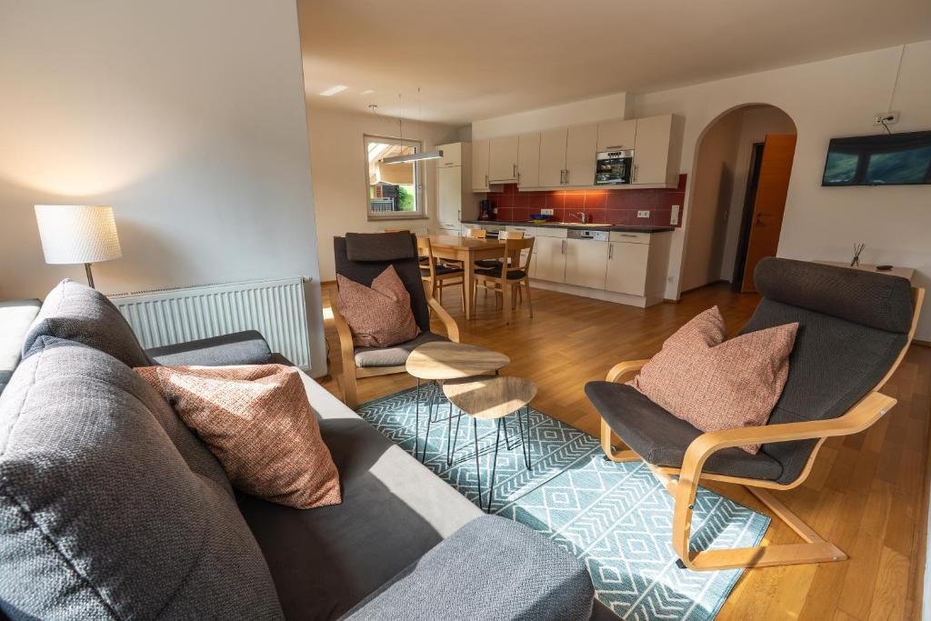 Posezení v ubytování Appartements MaLo by we rent