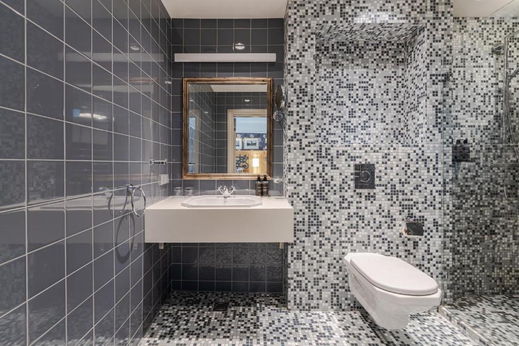 Koupelna v ubytování Eurostars Metropole