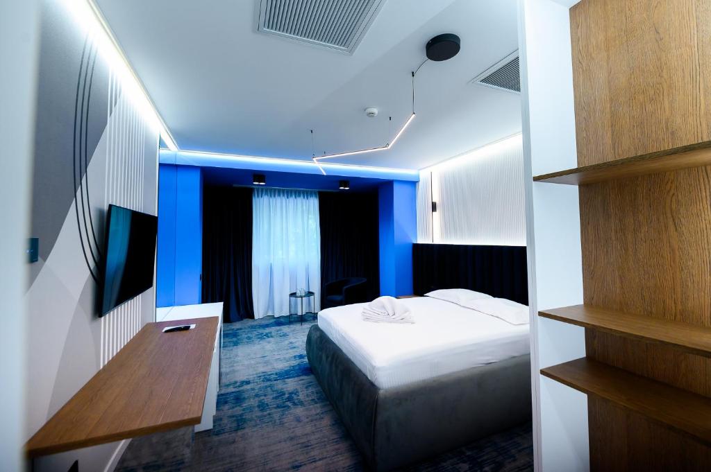 Postel nebo postele na pokoji v ubytování Hotel Bavaria