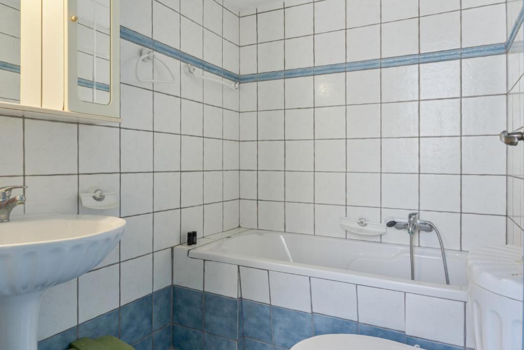 Koupelna v ubytování Palatino