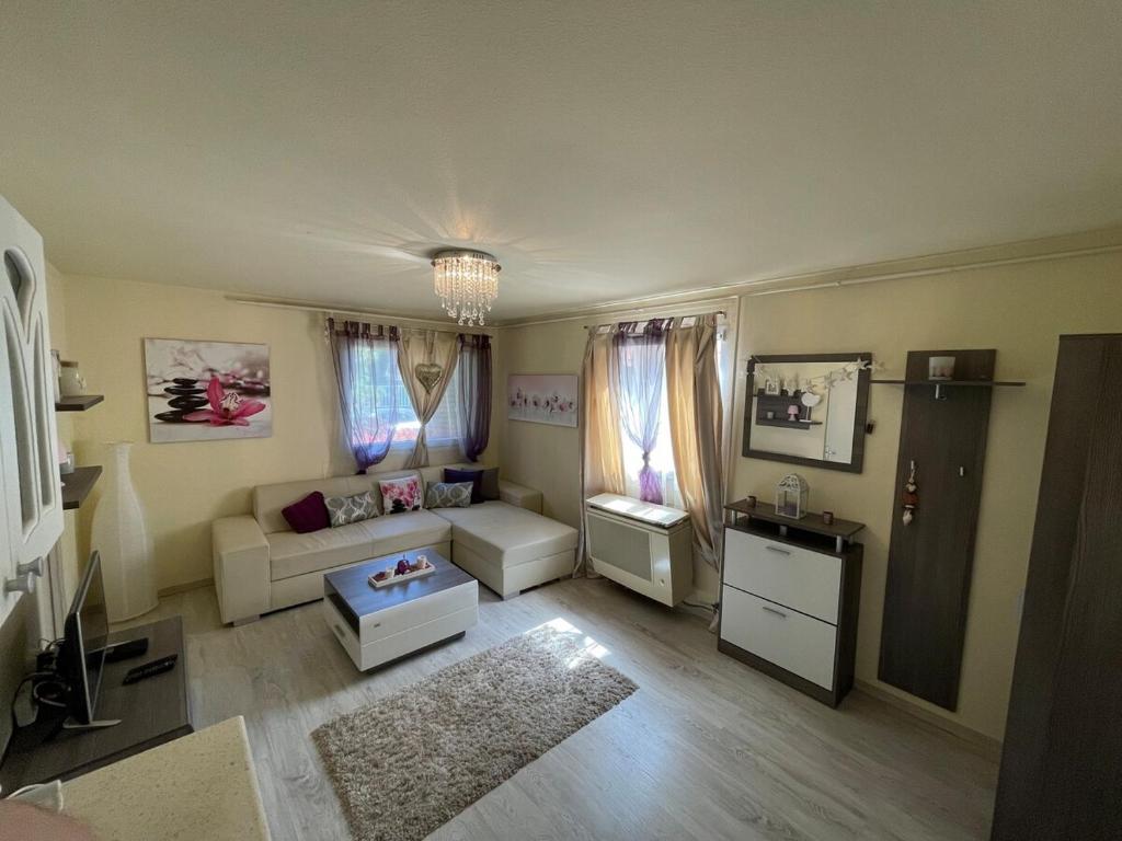 Posezení v ubytování Csipke Apartman