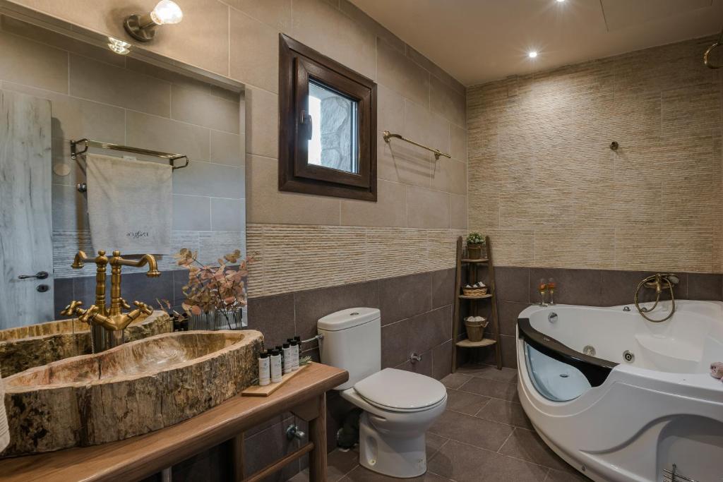 Koupelna v ubytování Entheos Private Villa Fiskardo Kefalonia Greece