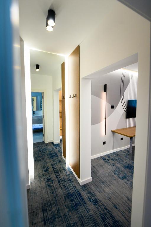 TV a/nebo společenská místnost v ubytování Hotel Bavaria