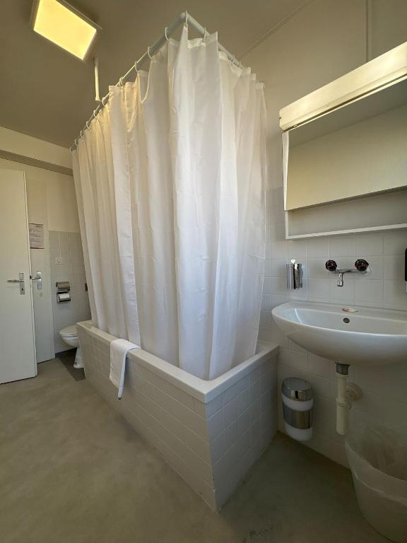 Koupelna v ubytování Hotel Rheinfall