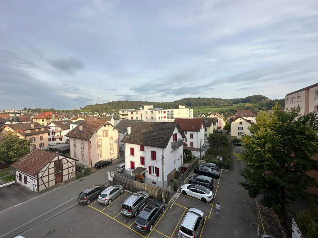Nespecifikovaný výhled na hory nebo výhled na hory při pohledu z hotelu