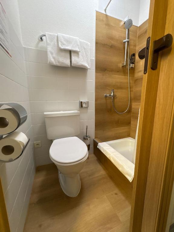 Koupelna v ubytování Hotel Rheinfall