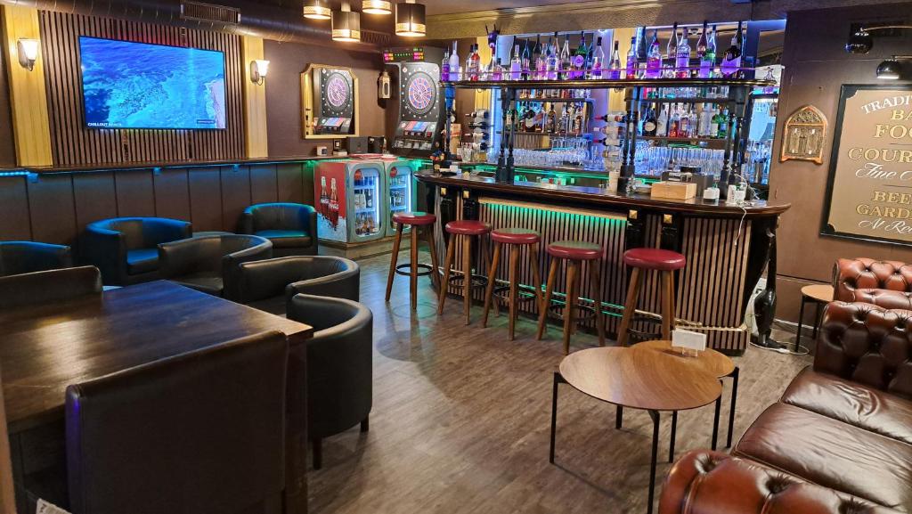 Lounge nebo bar v ubytování Hotel Rheinfall